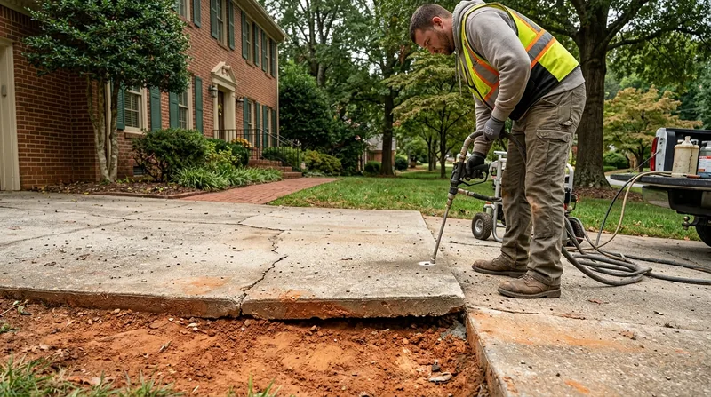 Concrete Leveling & Slab Lifting Greensboro